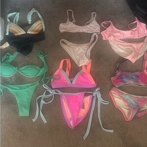 Triangl Swimwear Collection - Black, Green, Pink, Orange, Purple